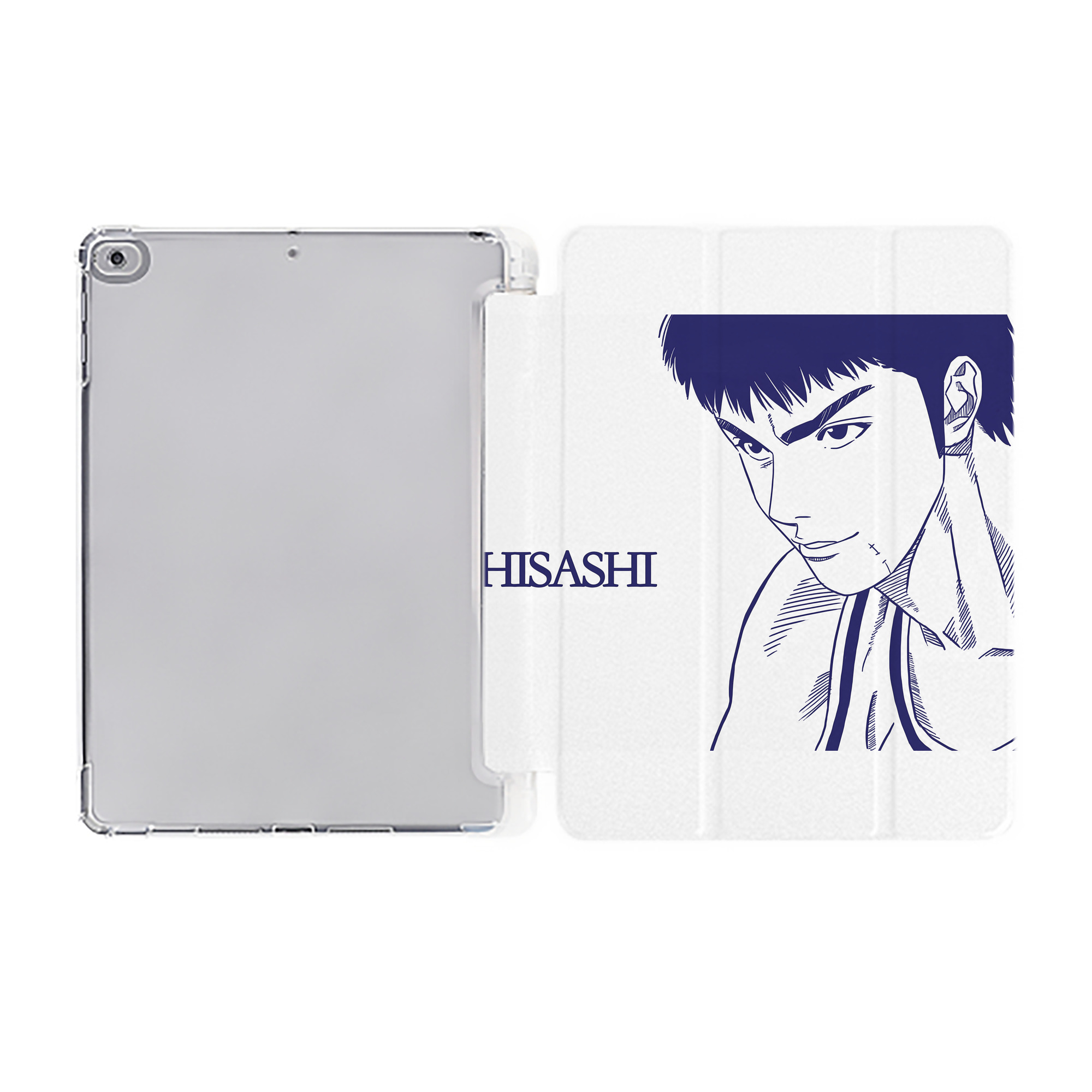 （画像用） SLAM DUNK／スラムダンク IPad ケース ペン収納付き 三つ折りスタンド PUレザー×シリコン 対応機種9.5/10.5/10.9インチ